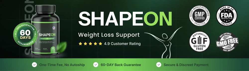 ShapeOn Weight Loss Support banner